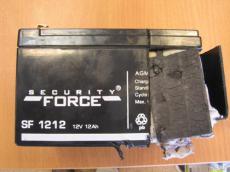 Тестирование аккумулятора Security Force SF1212.